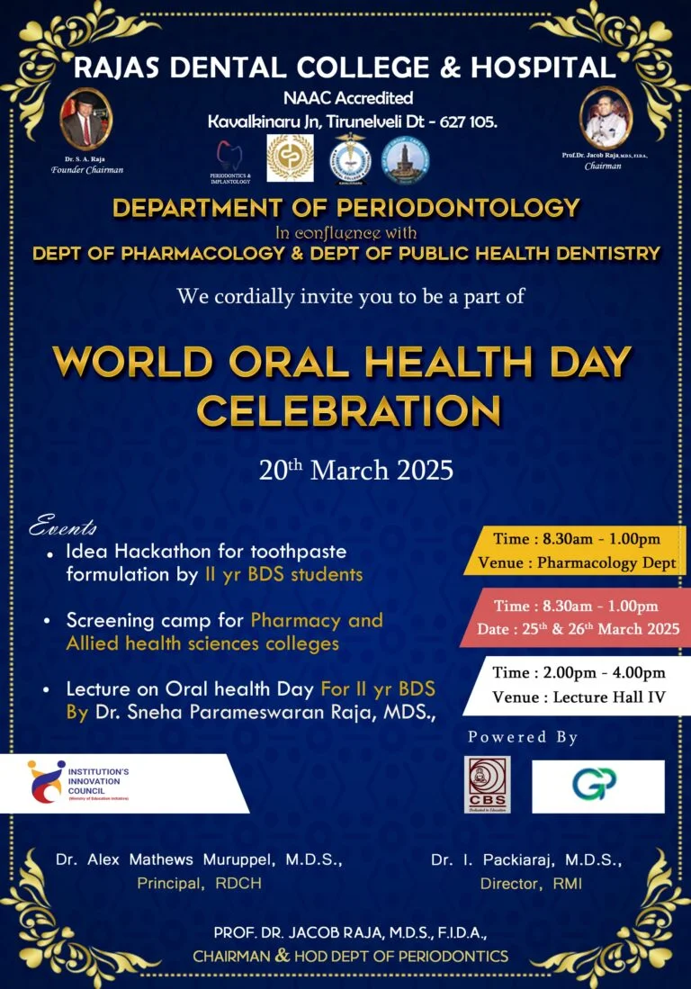 WORLD ORAL HEALTH DAY CELEBRATION