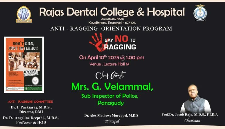 ANTI - RAGGING ORIENTATION PROGRAM