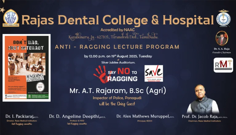 Anti - Ragging Lecture Program - 12.08.2025 & 19.08.2025