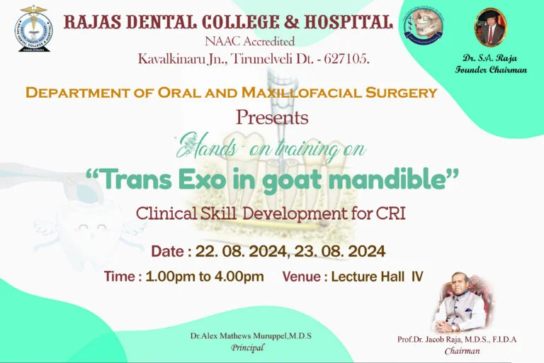 Clinical skill Development Program - OMFS 22-08-2024 & 23-08-2024