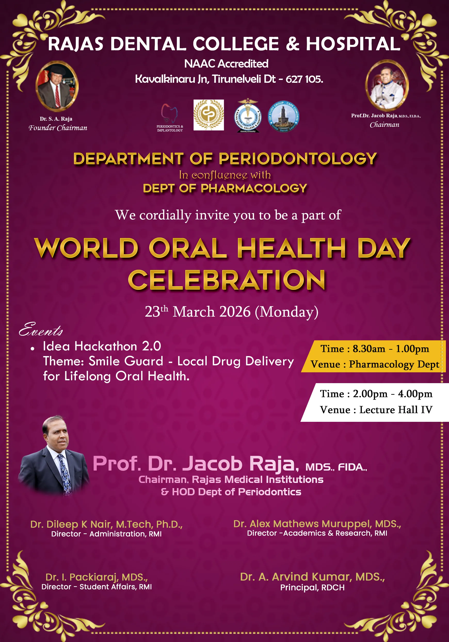 WORLD ORAL HEALTH DAY CELEBRATION