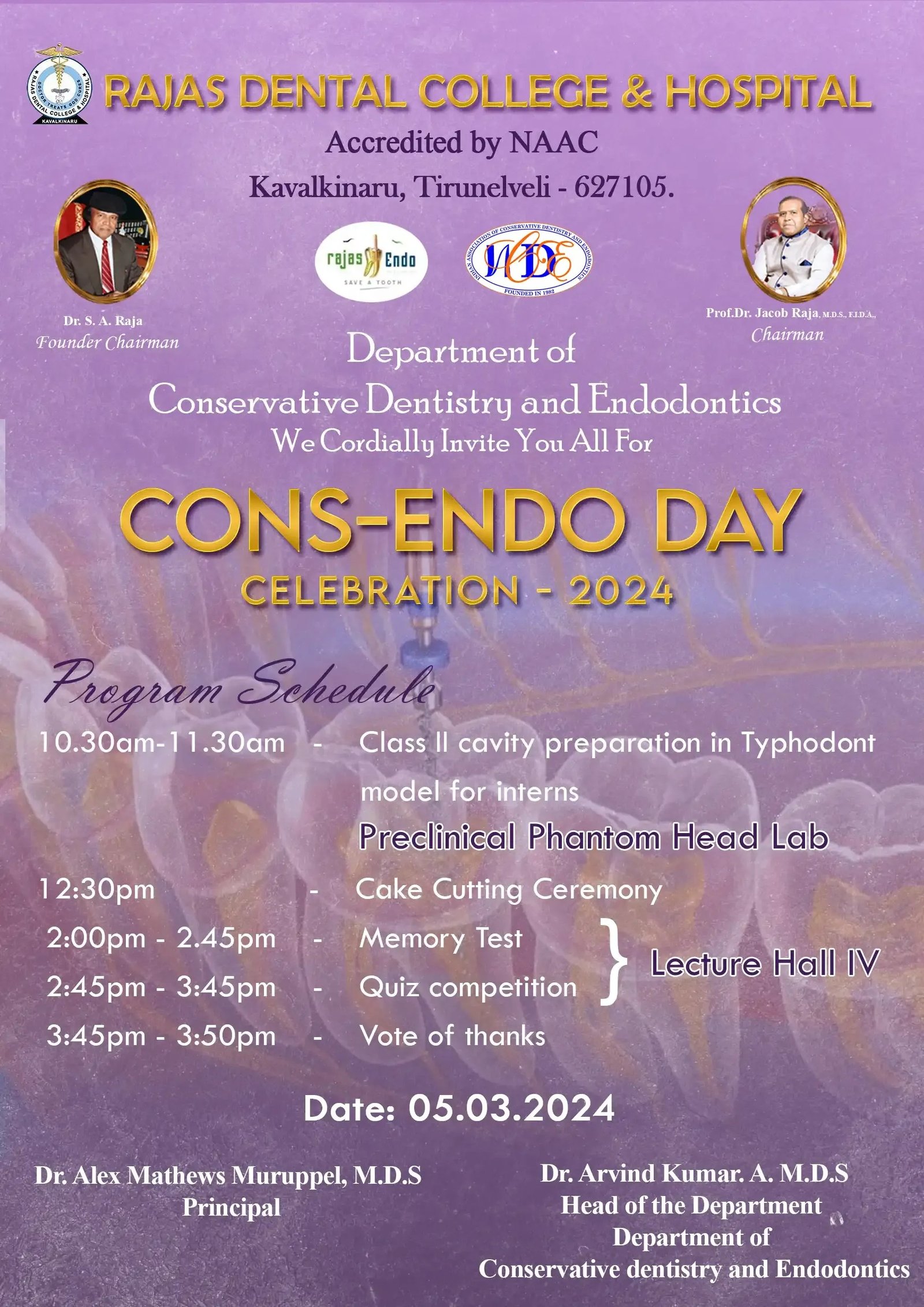 Cons-Endo Day Celebration